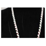 Handmade Beaded Necklace with Wildlife Logo Pendant