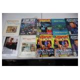 Star Trek Magazine and Book Lot - Official Fan Club, Files, Chronology