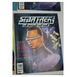 Star Trek Magazine and Book Lot - Official Fan Club, Files, Chronology