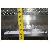 Stainless Steel 2-Shelf Utility Cart on Casters, 32x24x16 in.