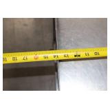 Stainless Steel 2-Shelf Utility Cart on Casters, 32x24x16 in.