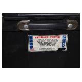 Lot of 4 Large Plastic Storage Trunks