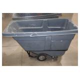 Uline Heavy-Duty Tilt Truck Utility Cart with Steel Frame