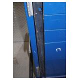 Blue Rolling Metal Toolbox