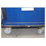 Blue Rolling Metal Toolbox