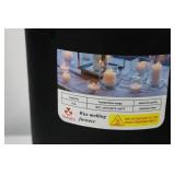 Candle Making Kit Lot: Wax Melting Furnace, Soy Wax, Wicks & Red Glass Jars