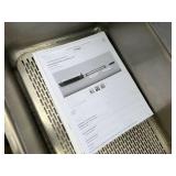 Wasserstrom Cold Prep Table With Decorative Glass Dividider