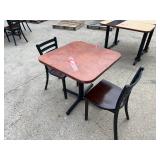 Square Dinner Table Set