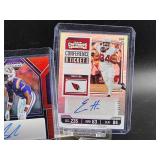 (5) Assorted Limited Edition Autographed NFL Football Rookie Cards