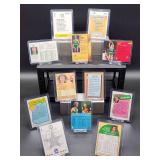 (12) Assorted Vintage Celtics HOF Great "Larry Bird" NBA Basketball Cards