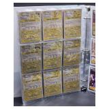 Binder with Assorted Vintage Minnesota Vikings Football Cards and Minnesota North Star Hockey Cards