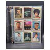 Vintage 1979 Topps Star Trek Binder Containing 72 Trading Cards