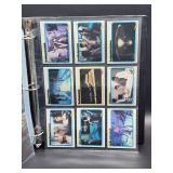 Vintage 1979 Topps Star Trek Binder Containing 72 Trading Cards