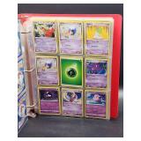 Pokeman Binder containing 189 Assorted Playing Cards