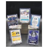 (5) Assorted NFL Football Rookie Player Cards