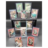 (12) Assorted Vintage 1983 Topps NFL Sticker Football Cards