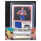 (5) Assorted NBA Auto Cards & (2) Jersey Cards