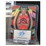(5) Assorted NBA Auto Cards & (2) Jersey Cards