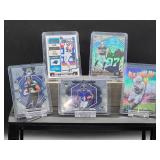 (5) Assorted NFL Football Player Rookie Cards