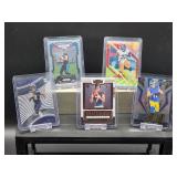 (5) Assorted NFL Football Play Rookie Cards