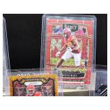 (5) Assorted NFL Football Rookie Player Cards