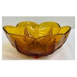 Vintage Anchor Hocking Renaissance Gold Glass Bowl