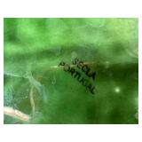 Vintage Secla and Bela Portugal Leaf Majolica Platter and Serving Dishes Set