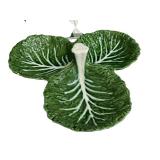 Vintage Secla and Bela Portugal Leaf Majolica Platter and Serving Dishes Set