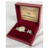 Vintage Wittnauer Geneve Professional Chronograph Watch with Box