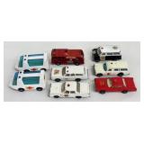 Set of 8 Vintage Matchbox Emergency Vehicles by Lesney