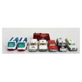 Set of 8 Vintage Matchbox Emergency Vehicles by Lesney