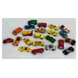 Lot of 20 Vintage Diecast Toy Cars and Trucks Assorted Styles