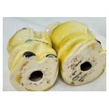 Set of 4 Asian-Inspired Vintage Ceramic Salt and Pepper Shaker Pairs