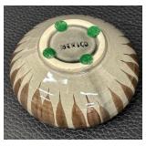 Hand-Painted Mexican Pottery Trinket Dish