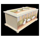 Decorative Wooden Bunny Box