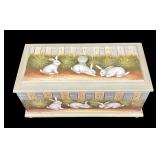 Decorative Wooden Bunny Box