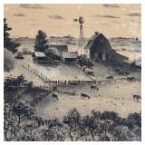 Adolf Dehn Signed Lithograph a Fine Day on the Farm