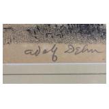 Adolf Dehn Signed Lithograph a Fine Day on the Farm