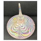 Iridescent Art Glass Perfume Dabber Bottle