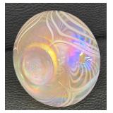 Iridescent Art Glass Perfume Dabber Bottle