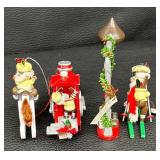 Set of 6 Hershey Holiday Ornaments Assorted Designs