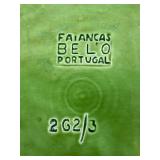 Set of Portuguese Cabbage Majolica Platter, Bowls, and Covered Dish by Faiancas Belo, Freeman and More