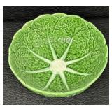 Set of Portuguese Cabbage Majolica Platter, Bowls, and Covered Dish by Faiancas Belo, Freeman and More