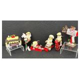 Set of 6 Hershey Themed Holiday Ornaments Assorted Designs