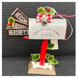 Set of 6 Hershey Themed Holiday Ornaments Assorted Designs