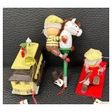 Set of 6 Hershey Themed Holiday Ornaments Assorted Designs