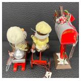 Set of 6 Hershey Themed Holiday Ornaments Assorted Designs