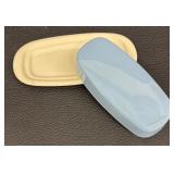 Vintage Homer Laughlin Richelieu Serving Set with Platters, Bowl, Butter Dish, Salt & Pepper Shakers