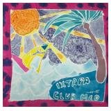 Framed Ixtapa Club Med Hand Dyed Tapestry