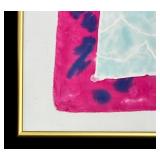 Framed Ixtapa Club Med Hand Dyed Tapestry